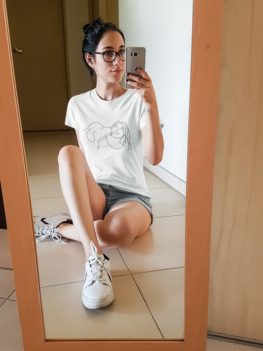 Camiseta Linhas Feminina